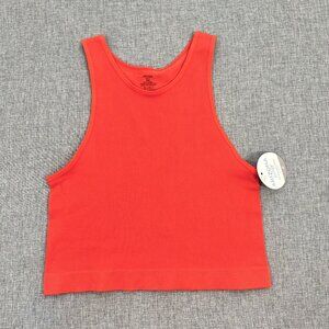NEW! Girls Arizona Body Tank Top‎ Orange Molten Lava M/6 Stretch Nylon & Spandex